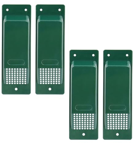 Risbay Shipping Container Air Vent Convex Plastic Containers Vent Cover Accessories for Cargo Spaces Shipping Container Trucks Easy Installation for Ventilation, 4PCS(Green)