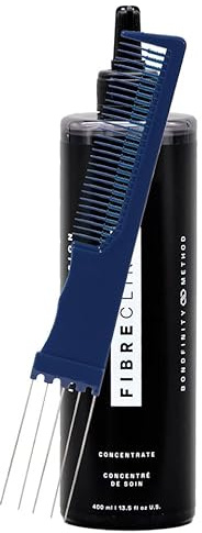 Fibre Clinix Bondfinity Instant Infusion Concentrate 13.5 oz and Dual Purpose Comb | Professional Hair Repair Treatment for Strong, Smooth, and Healthy Hair
