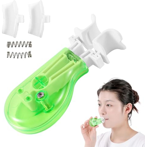 Entrenador de respiración – Dispositivo de ejercicio muscular de de 9 x 4 | cm, herramienta de entrenamiento de cierre de labios | Entrenador de fuerza respiratoria ajustable para fitness, canto