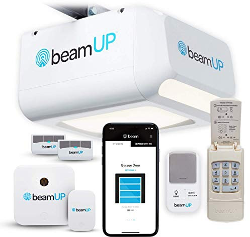 beamUP BU800 Smart Home Garage Opener, White