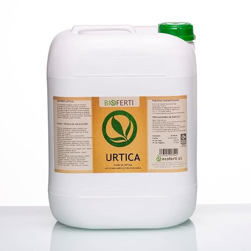 BIOFERTI URTICA. PURÍN DE ORTIGA. (Formulado a base de Utica dioica spp. obtenido por tratamiento acuoso). APTO PARA AGRICULTURA ECOLÓGICA (20 Litros)