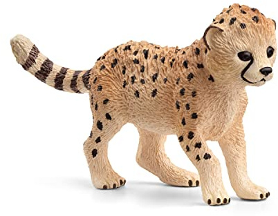 Schleich Cheetah Baby | Spelfigur från 3 år | detaljerade djurfigurer | detaljerad djurfigur | present till pojkar och flickor
