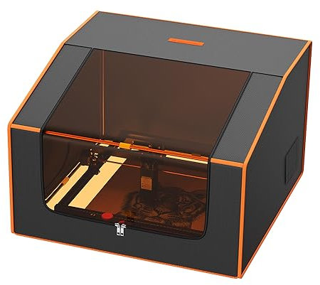 Mecpow Recinto per Incisore Laser, 700 x 700 x 460 mm Copertura Laser con Ventilazione, Antincendio, Impermeabile, Isolamento Acustico, Protezione degli Occhi