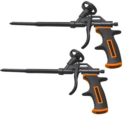 2x Schaumpistole Bauschaumpistole PU Schaum Montageschaumpistole mit Teflon Antihaftbeschichtung