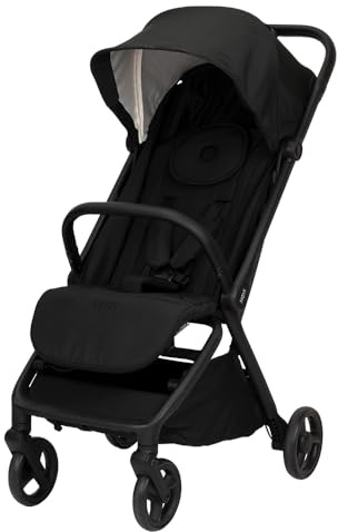 Novi Baby® Sunny Smart Buggy - Limited Edition, von Geburt bis 22 kg, Zusammenklappen mit einer Hand, Liegeposition, großes Verdeck mit Fenster, Räder gedämpft, geräumige Sitz