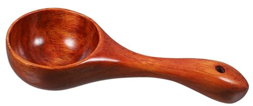 COLLBATH Wooden Ladle Spoon Wooden Scoop Kitchen Accessories Watering Scoop Water Spoon for Household
