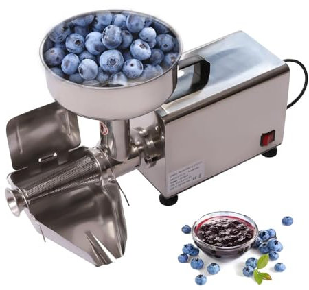 Kindevieft Macchina Elettrica per Passapomodoro da 450 W, Macchina per Macinare Gli Alimenti Commerciale, Passapomodoro in Acciaio Inossidabile E Macchina per Preparare Le Salse