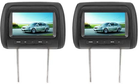 7 en Control Inalámbrico Monitor de Video LCD LCD MP5 Pantalla Negra para el de Entretenimiento de Reproductor de DVD de Automóviles