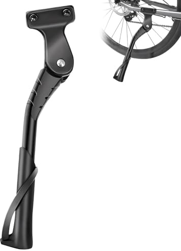 Xevinas Fahrradständer, 24-29 Zoll Höheverstellbar Seitenständer Fahrrad, Fahrradständer Mountainbike Langlebig Und Bruchfest, rutschfest Radständer Für Mountainbike, E-Bike, Trekking, Rennrad