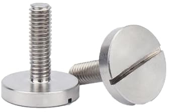 Tornillos de cabeza plana extragrandes M2-M3 con ranura, 5 tornillos de cabeza redonda de acero inoxidable 304 (M3*20(5pcs))