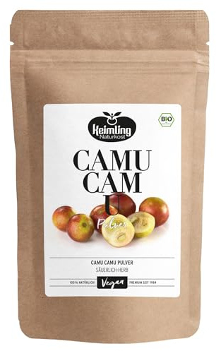 Bio Camu Camu Pulver – natürlich reich an Vitamin C – vegan, glutenfrei, ohne Zusatzstoffe – ideal für Smoothies, Shakes & Bowls – 200 g