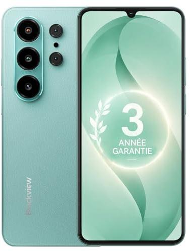 Blackview Wave 10C Handy Ohne Vertrag, 6,88 HD+ IPS Android 16 Smartphone, 16GB+32GB/2TB, 32MP+13MP, 5000mAh, 4G Dual SIM Smartphones, Face ID/GPS/OTG/3.5mm/3 Jahre Garantie, Grun