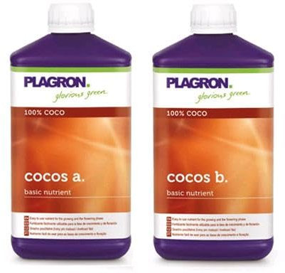 Plagron Coco A+B 5 Litros - Abono hidropónico Sustrato de coco Cultivo de coco en interiores