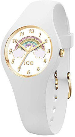 Ice-Watch - ICE fantasia Rainbow white - Weiße Uhr mit Silikonarmband
