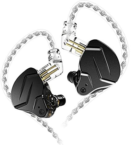 CCA KZ ZSN Pro X - Auricolari in-ear con doppio driver, 1 BA e 1 DD, con cavo, Hi-Fi, sportivi, per videogiochi, compatibili con telefono, computer, tablet, set regalo