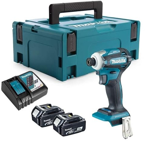 Makita DTD172RFJ Schlagschrauber, 18 V, 180 Nm, 2 x 3,0 Ah, aus Makpac