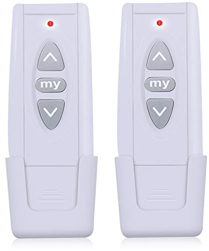 Zwei Ersatz für 1810630 Telis 1 Pure 1 Kanal 433.42MHZ Handsender Fernbedienung nur für elektrische Jalousien und Rollladen 3-Jahres-Garantie