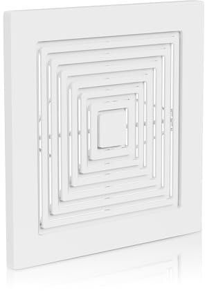 NEBOO BP46 BP90 For Broan Bath Bathroom Ceiling Fan Grille Grill Cover Plastic Fits Models 663 670 671 675 688 689 Ventilation Fan White Color