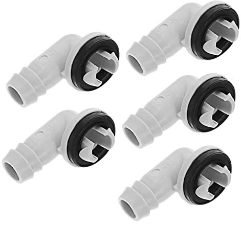 Garneck 5St Stecker der Klimaanlagen-Außeneinheit ablauf schlauch adapter Anschlussstück für den Ablaufschlauch abflussstopfen Winkelstecker für -Einheit für -Einheit Mini