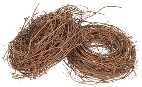 IMIKEYA Kranz Zweige 6 Rollen Rattankreis Selber Machen Weinzweig Türkranz Rebe Für Heimwerkerhandwerk Weihnachtsbaumdeko Tannenbaum Dekoration Girlande DIY-Rattan Kranzrahmen Selber Machen Coffee