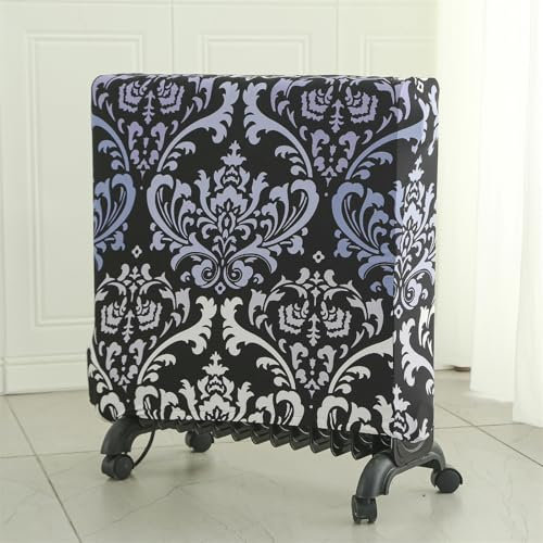 Highdi Fabric Radiator Dust Cover, Elastic Fabric Radiator Cover Heater Accessories for Space Heater, Easy to Install Radiator Cover for Various Sizes (52-58cm,Classic)