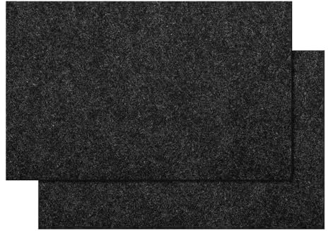 Cornhole Cement Pad, Cornhole Mats for Under The Boards 60 X 96, Portable Cornhole Board Set, Professiona Pitch Pads Cornhole Board, Tossing Bags Clean and Secure Footing, Dark Grey, 60 x 96