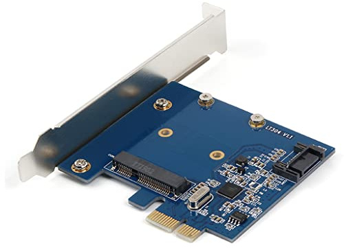 JUNNASALIKER 2 Port Soft Für RAID III MSATA SSD 6 S PCI E X1-Controller Karte Für Desktop PC Unterstützung SSD Für W/Low Profil