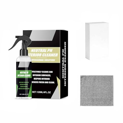 BABIBAOBEI Detergente multiuso per interni del veicolo, per tutte le superfici, facile applicazione, rimozione rapida dello sporco per moto, bici, uso notturno, kit per la cura del veicolo