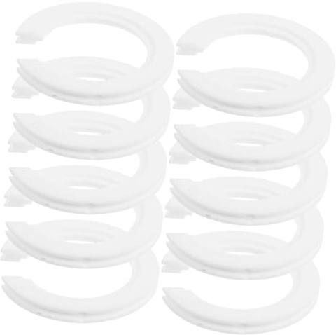 PLAFOPE 10pcs Adapter Ring Lamp Shade Ring Converter Lampshade Reducer Light Socket Adapter Plastic Lamp Shade Holder