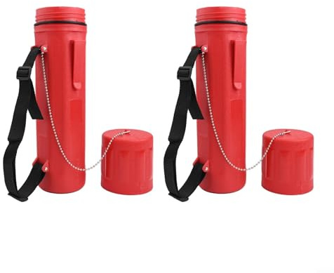 Lot de 2 boîtes de rangement pour tige de soudure avec joint hermétique et design étanche, comprend une sangle de transport et une chaîne de couvercle pour un transport et une protection sécurisés