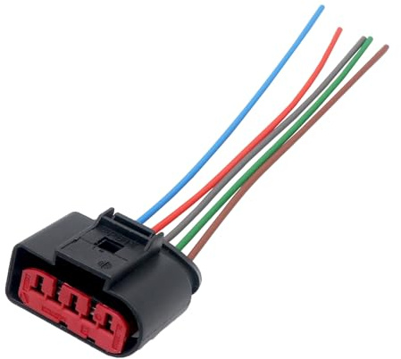 PEIUOK Conector de sensor de flujo de aire masivo de 5 pines, cableado MAF, arnés de cable 04010011