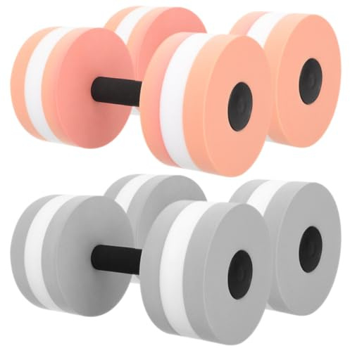 GLSTOY Mancuernas de Agua para Piscina 4 Piezas Hechas de Eva para Mejorar la Salud Cardiovascular y Estabilidad en Ejercicios Acuáticos