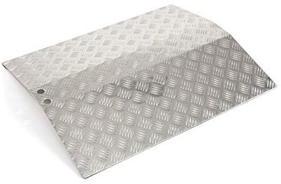 The Ramp People Brücken Schwellenrampe für Rollstuhl 4cm-10cm hoch, Schwellenbrücke, Brückenrampe, Rollstuhlrampe aus Aluminium (6cm)