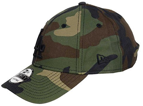 New Era Los Angeles Dodgers MLB League Essential Woodland Camouflage 9Forty Adjustable Cap - One-Size