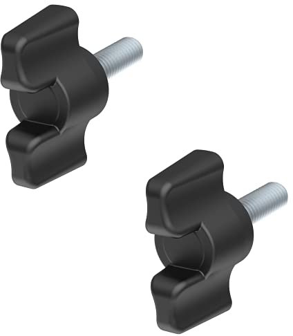 Schmetterlingsflügelschraube, Griffschloss-Stretcher, M6 x 40, Packung mit 2