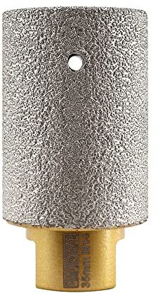 DT-DIATOOL Diamond Finger Bit Coated Milling Bit for Tile Grinder Enlarging Polishing Holes on Porcelain Ceramic Granite Marble Countertop Diameter 35mm, M14 Thread