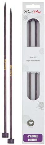 KnitPro J’adore Cubics Lange Nadeln 12 (30cm) | 5mm