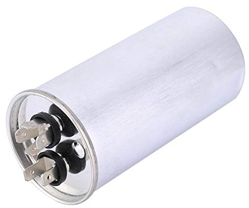 Runder Startkondensator, CBB65 40UF 450V Kondensator Aluminiumfolie Luftstartkondensator für Klimaanlage, Waschmaschine, Wärmepumpe oder Kondensator Gerade