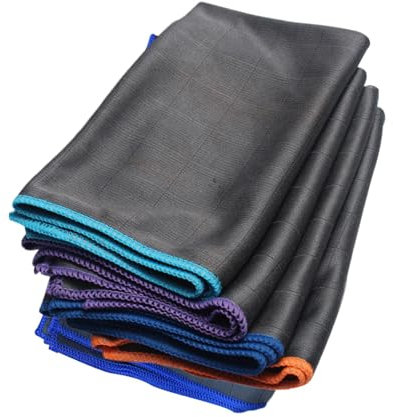 Dtaigou 5 pezzi panni per lavare a piatti, tessuti per lavare i piatti, strofini da cucina, chiffon en fibra di carbone, asciugamani rapidi assorbenti morbidi per cucina, soggiorno, bagno