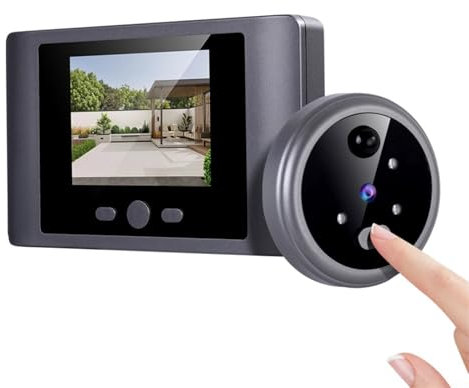 Springwillfly Digital Peephole Smart Wireless Doorbell Viewer Camera With PIR Motion Detection 2.8 Inch HD LCD Screen Rechargeable