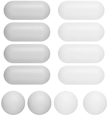 KEMUZ 12 Pièces Tampons Wc Silencieux Et Anti-Choc, Amortisseur De Siège De Toilette, Adapté Aux Toilettes Françaises, Facile À Installer, Pour Maison/Hôtel