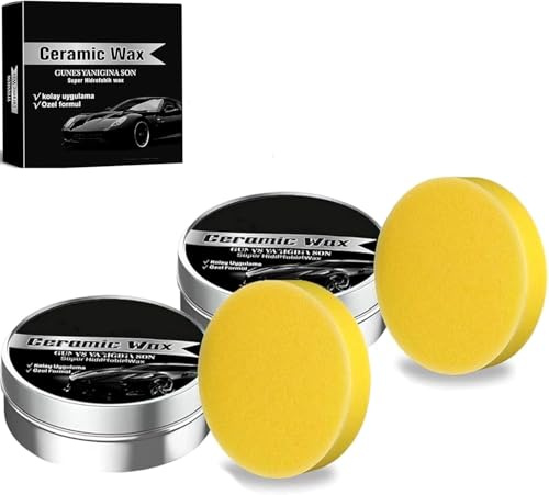 Cera ceramica al titanio, cera lucidante per auto super protettiva, adatta a tutti i modelli, protezione a lunga durata, migliora efficacemente la brillantezza