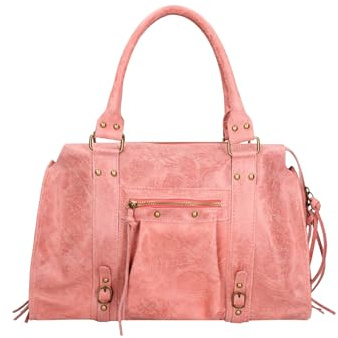Gave Lux 41x28x13 cm Schultertasche aus Leder für Damen