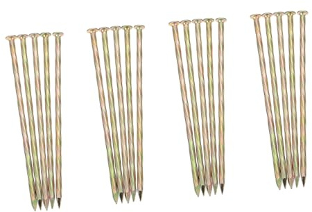 Abaodam 20pièces Clou De Bardage pour Gazon Pointe pour Bordure De Pelouse Clou De Menuiserie Ancrage sans Rouille