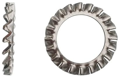 200 Rondelles Eventail M8 mm - DIN 6798 A - Inox A4 - D-Work