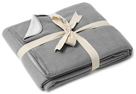 Yogistar Yogadecke Yogiblanket Harmony 220 x 150 x 0,5 cm, Grau, Rechteckig, 75% Viskose (Bambus-Zellstoff), 25% Baumwolle