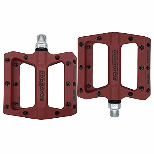 Willyn Anti-slip pedals MTB Sealed bearings Trekking Road bike Bicycle pedals Bicycle pedals JT01, red