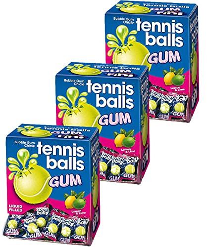 Booom Bubble Gum Sports Tennis 200 Stk. im Displaykarton (3er Pack)