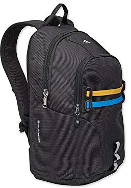 Brenthaven Tred Alpha Backpack with Padded Pockets for 15 inch Laptop, MacBook, Chromebooks & Tablets - Durable, Comfortable, Spacious and Secure for College, Office, Business or Personal Use - Black