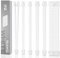 EZDIY-FAB PSU Cable Extension kit Sleeved Cable Custom Power Supply Sleeved Extension -White